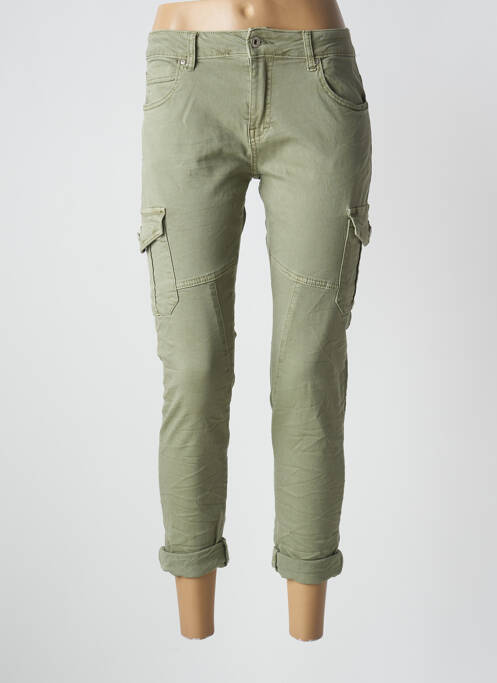 Pantalon cargo vert PLACE DU JOUR pour femme