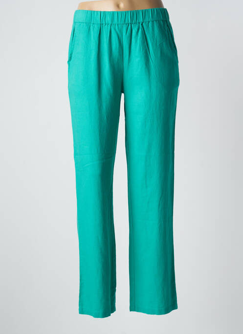 Pantalon droit vert ÉTYMOLOGIE pour femme