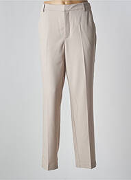 Pantalon slim poches beige KAFFE femme