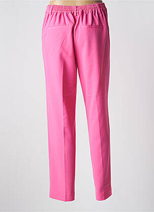 Pantalon slim taille élastique rose KAFFE femme