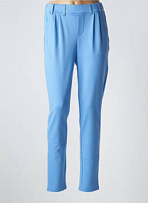 Pantalon slim taille élastique bleu KAFFE femme