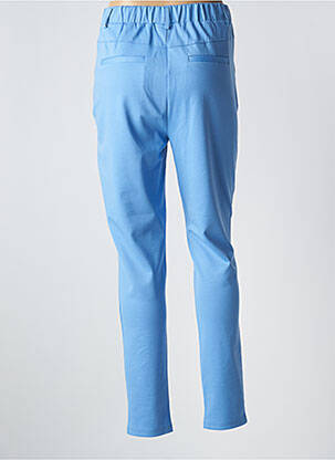 Pantalon slim taille élastique bleu KAFFE femme