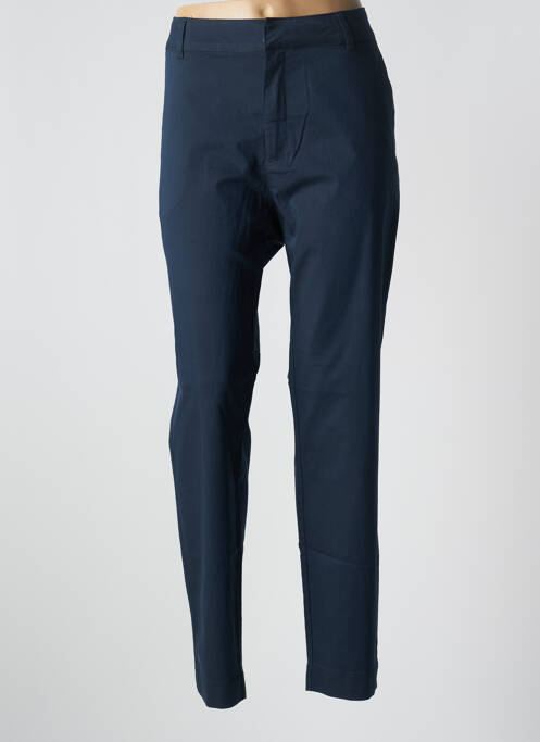 Pantalon droit bleu KAFFE pour femme