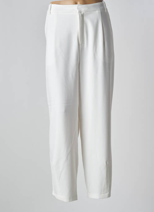 Pantalon slim blanc KAFFE pour femme