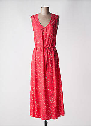 Robe longue sans manche sans manche rouge ÉTYMOLOGIE femme