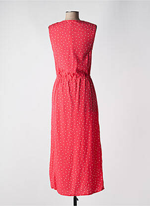 Robe longue sans manche sans manche rouge ÉTYMOLOGIE femme