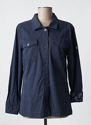 Veste casual poches bleu CONCEPT K femme