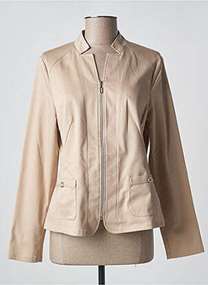 Veste casual poches beige FRANK WALDER femme