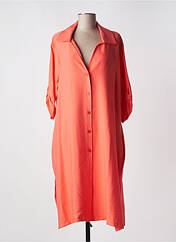 Robe mi-longue orange FRANCK ANNA pour femme seconde vue