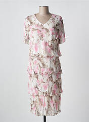 Robe mi-longue rose FRANK WALDER pour femme seconde vue