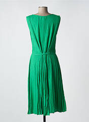 Robe mi-longue vert ORIENTIQUE NATURALLY pour femme seconde vue