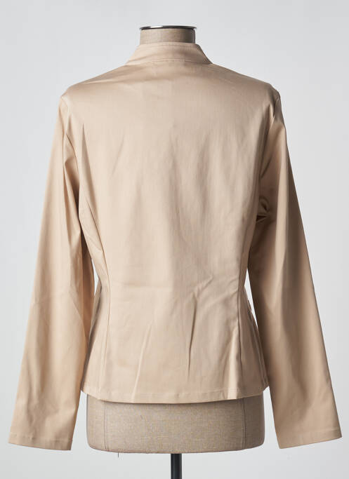 Veste casual poches beige FRANK WALDER femme