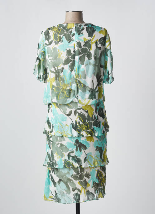 Robe mi-longue vert FRANK WALDER pour femme