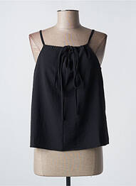 Top col carré fines bretelles noir KAFFE femme