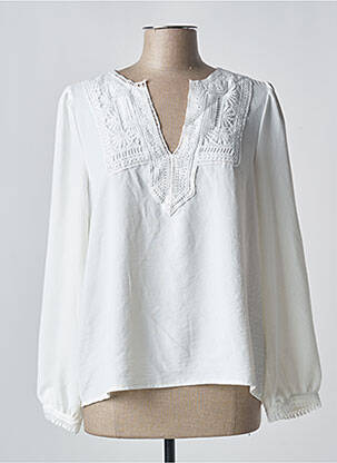 Blouse blanc EMA BLUE'S pour femme