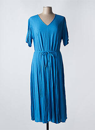 Robe longue bleu ORIENTIQUE NATURALLY pour femme