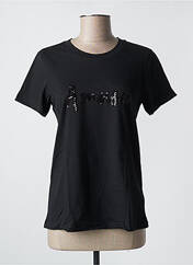 T-shirt noir KAFFE pour femme seconde vue