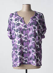 T-shirt violet JULIE GUERLANDE pour femme seconde vue