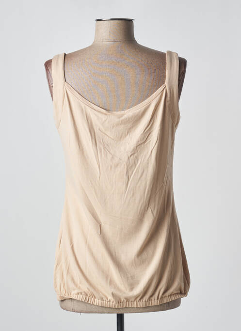 Top tissage jersey fines bretelles beige MARBLE femme