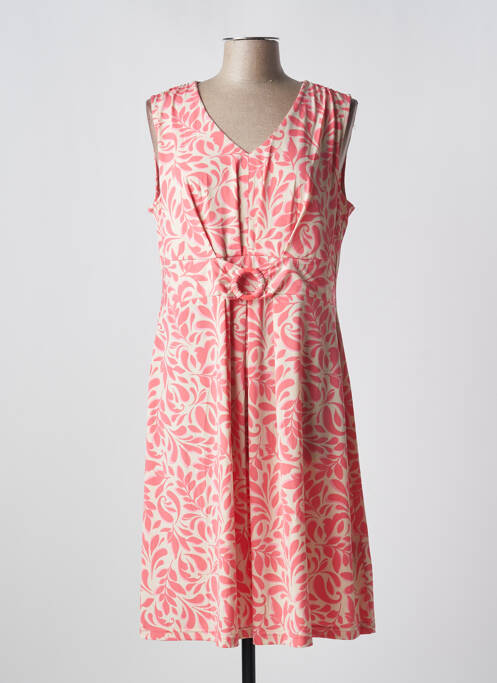 Robe mi-longue rose BETTY BARCLAY pour femme