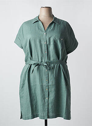 Robe mi-longue vert JULIE GUERLANDE pour femme