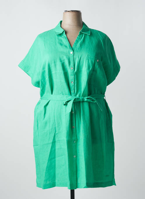 Robe mi-longue vert clair JULIE GUERLANDE pour femme