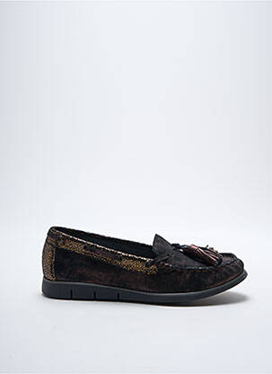Mocassins type de semelle amortissante talon plat jusqu'à 3cm marron ARTIKA SOFT femme