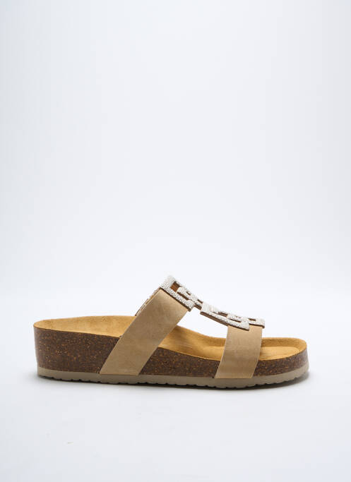 Mules/Sabots beige ARIMA pour femme