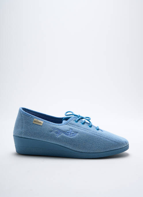 Chaussons/Pantoufles bleu LUXAT pour femme