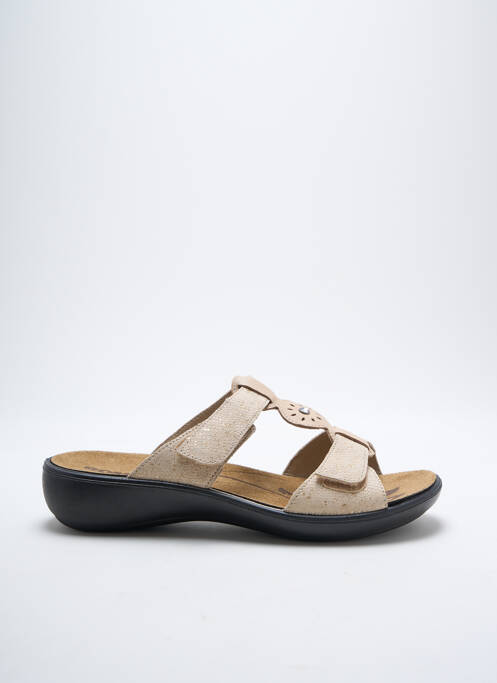 Mules/Sabots beige ROMIKA pour femme