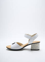 Sandales/Nu pieds blanc RIEKER pour femme seconde vue