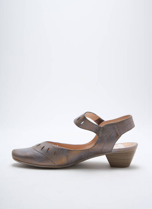 Sandales/Nu pieds gris SWEET pour femme