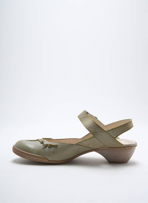 Sandales/Nu pieds vert SWEET pour femme