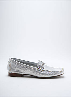 Mocassins argent DANIEL HECHTER pour femme