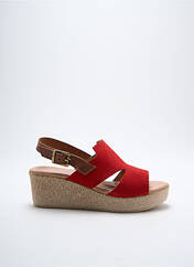 Sandales/Nu pieds rouge REBELLES pour femme seconde vue