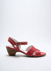 Sandales/Nu pieds rouge SWEDI pour femme seconde vue