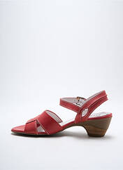 Sandales/Nu pieds rouge SWEDI pour femme seconde vue