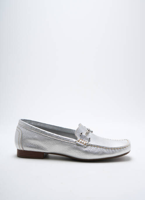 Mocassins argent DANIEL HECHTER pour femme