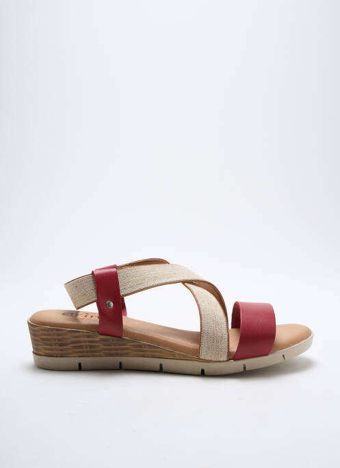 Sandales/Nu pieds rouge ARIMA pour femme