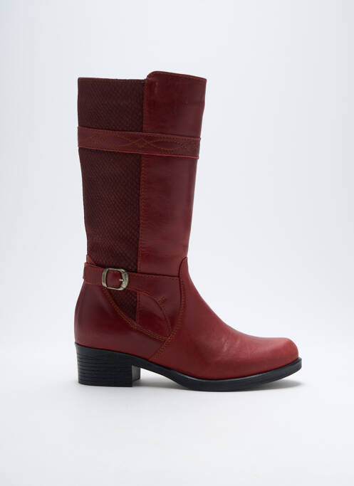 Bottes rouge LAURA AZAÑA pour femme