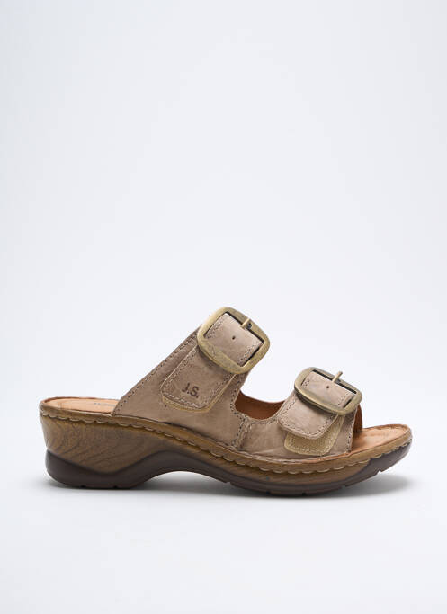 Mules/Sabots beige JOSEF SEIBEL pour femme