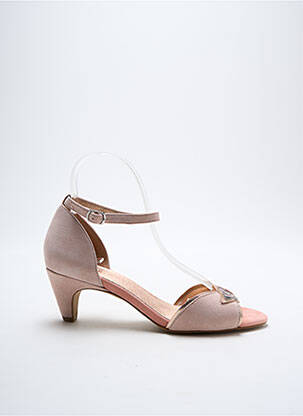 Sandales/nu pieds type de semelle amortissante talon de 4 à 6cm rose EMILIE KARSTON femme