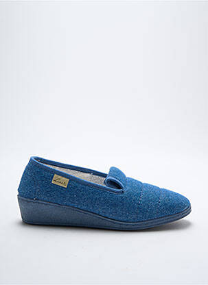 Chaussons/Pantoufles bleu LUXAT pour femme