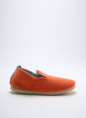 Chaussons/Pantoufles orange FARGEOT pour femme seconde vue