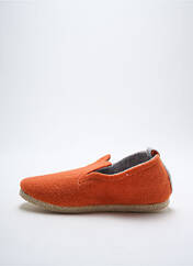 Chaussons/Pantoufles orange FARGEOT pour femme seconde vue