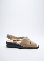 Sandales/Nu pieds beige ACO pour femme seconde vue