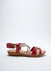 Sandales/Nu pieds rouge JOYCA pour femme seconde vue