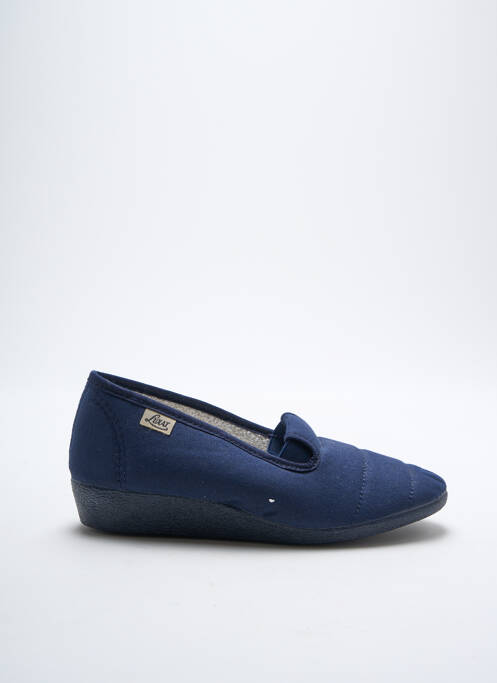 Chaussons/Pantoufles bleu LUXAT pour femme