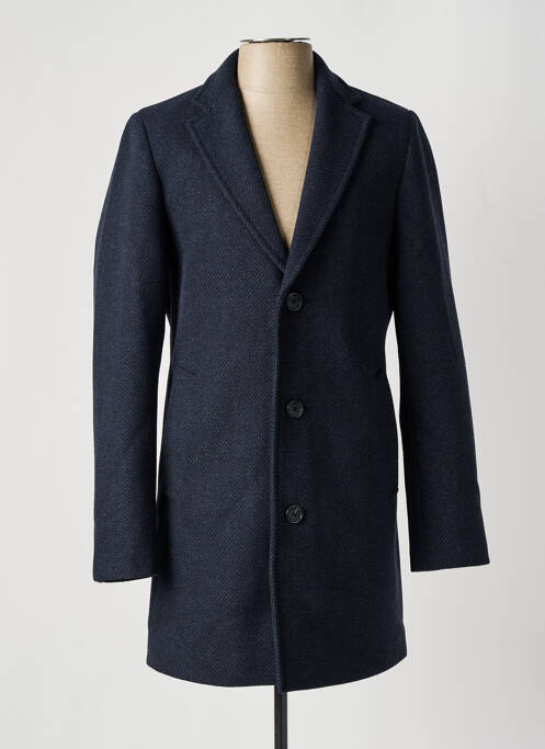 Manteau long bleu TOM TAILOR pour homme