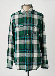 Chemise manches longues vert SCOTCH & SODA homme